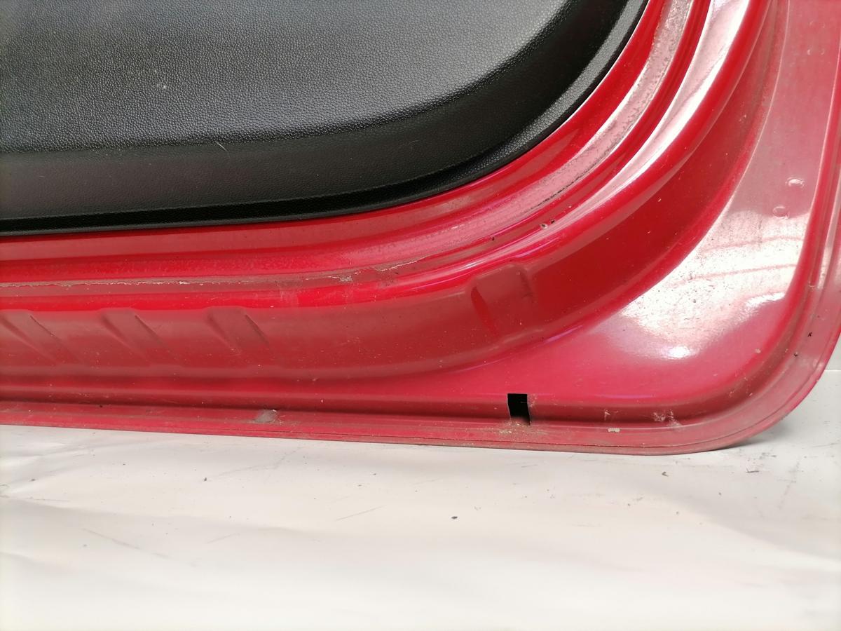Opel Corsa D original T&uuml;r vorn rechts Z547 Magmarot 3-T&uuml;rer Bj.2007